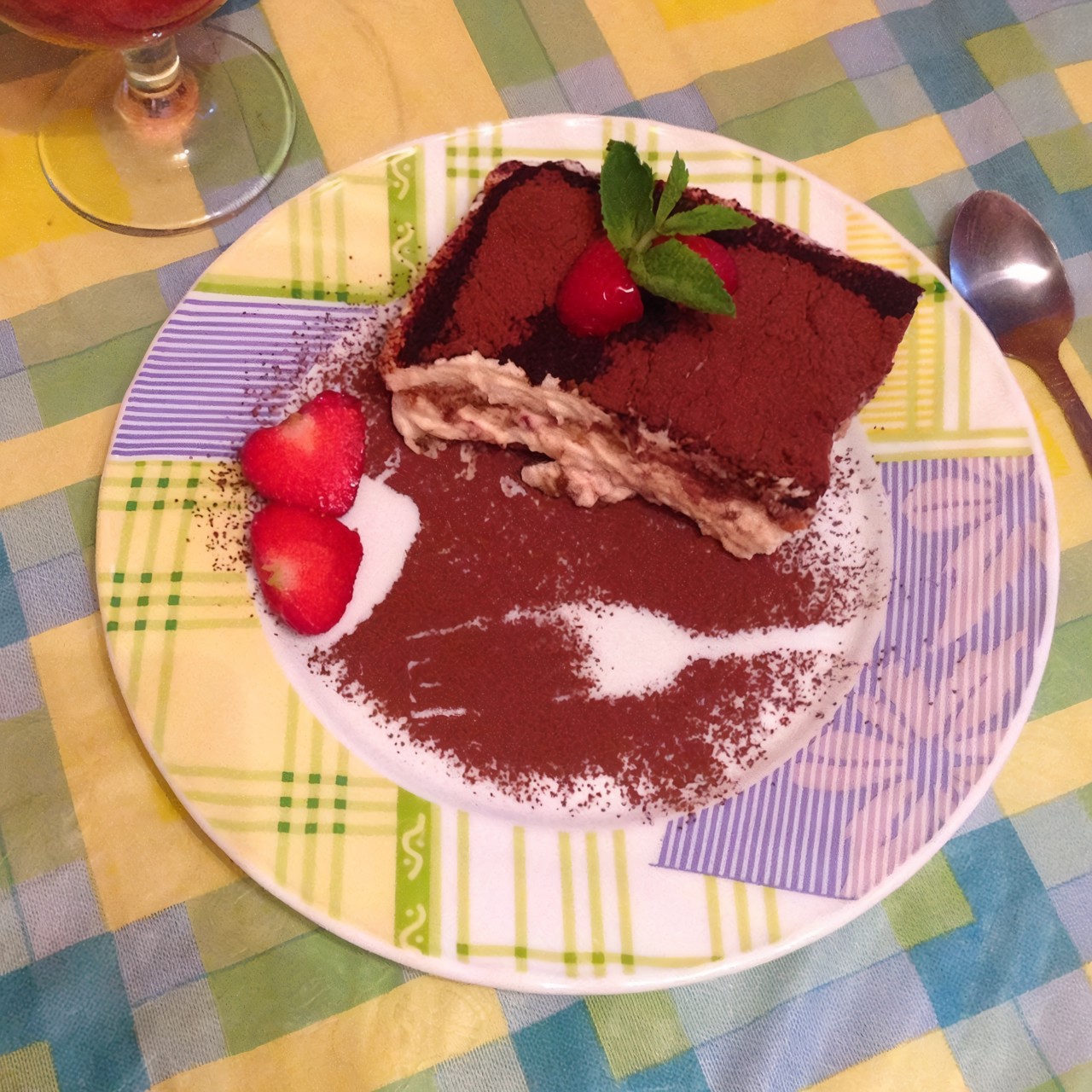 Тирамису с маскарпоне и ромом