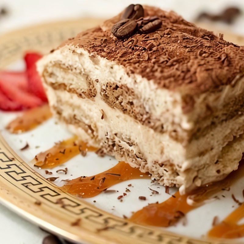 Тирамису с сыром маскарпоне и кофейным ликером