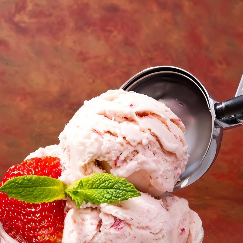 Томатно-клубничное мороженое