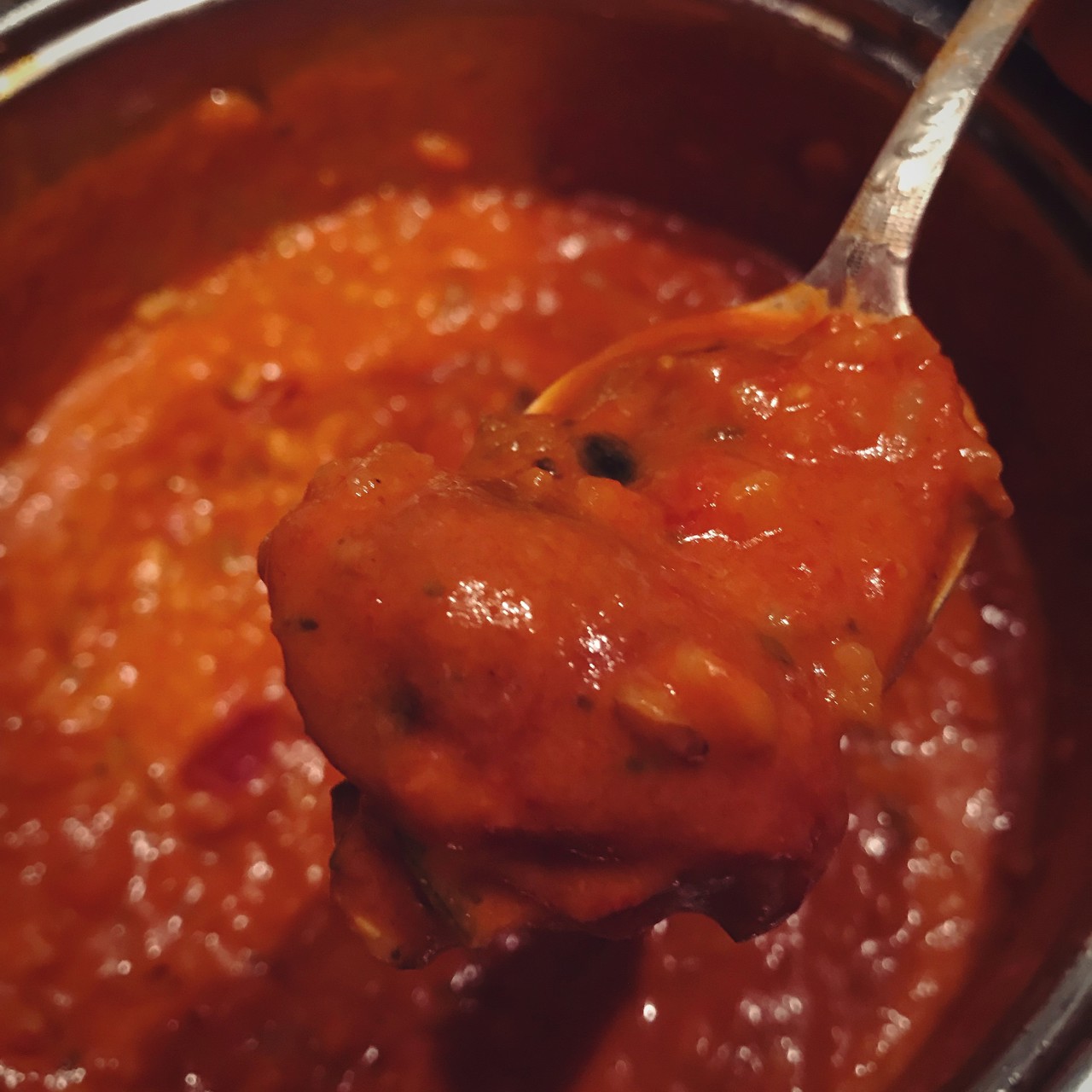 Томатный суп с сыром