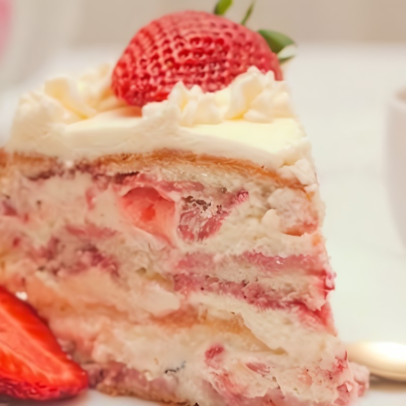 Торт «Клубника со сливками»