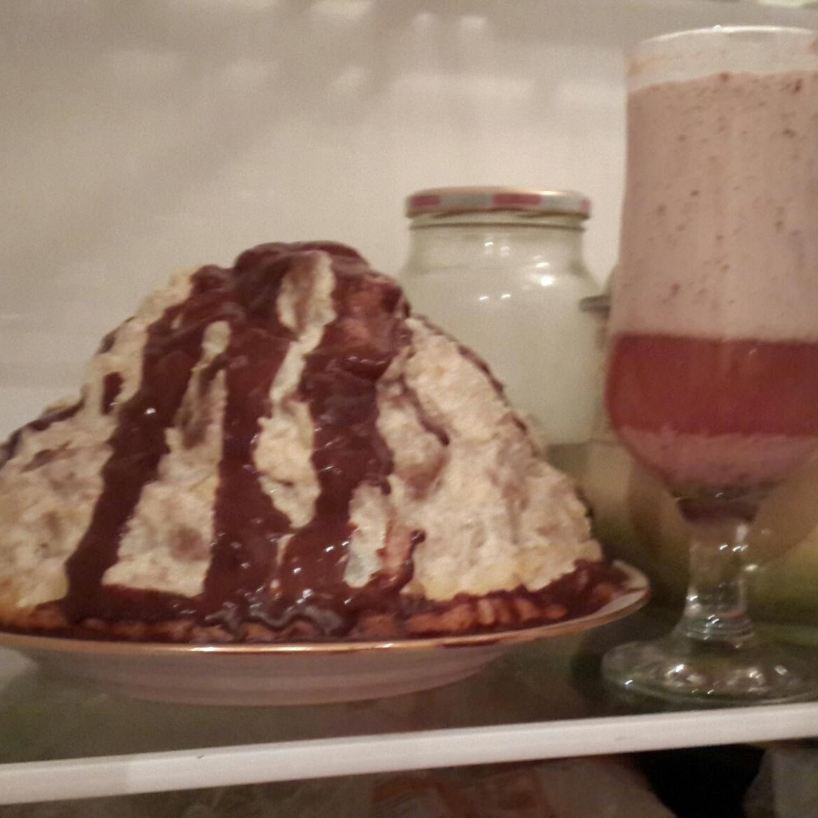 Торт «Панчо» с фруктами и орехами