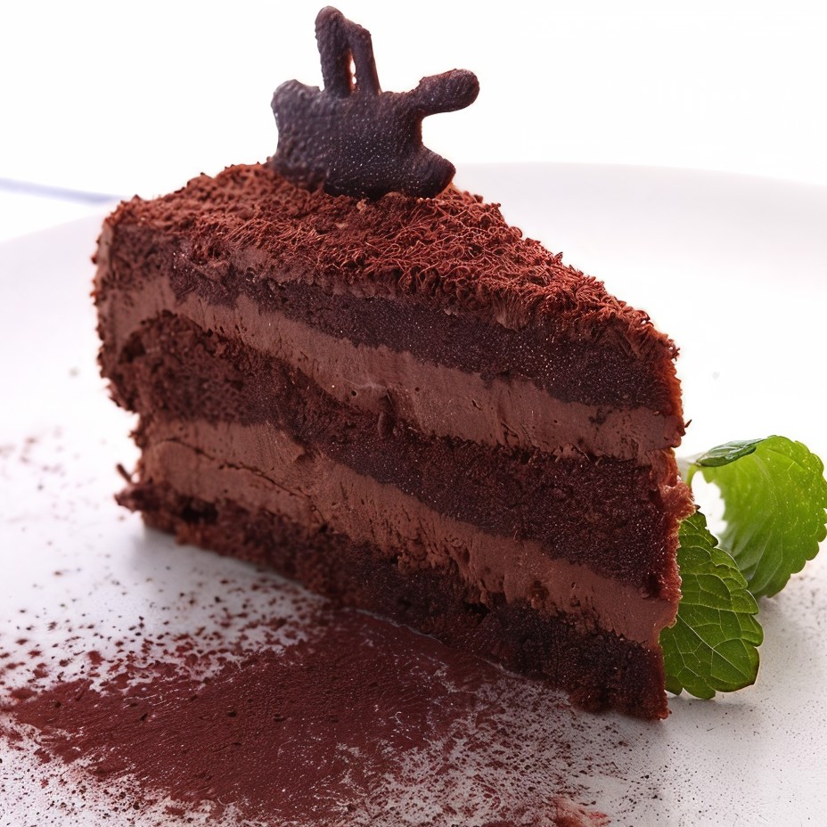 Торт «Прага» в шоколадной глазури