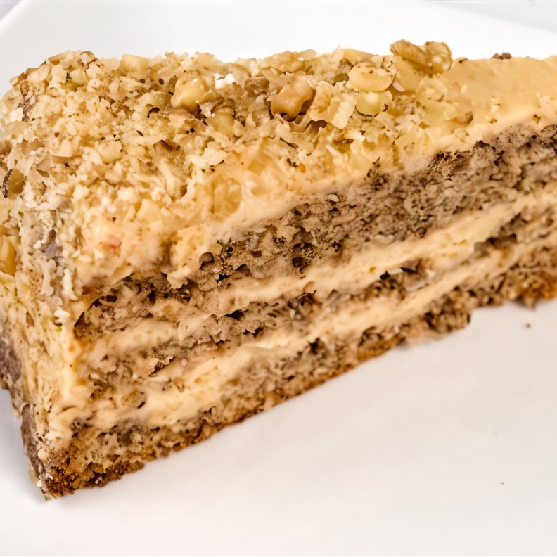 Торт с ореховым кремом