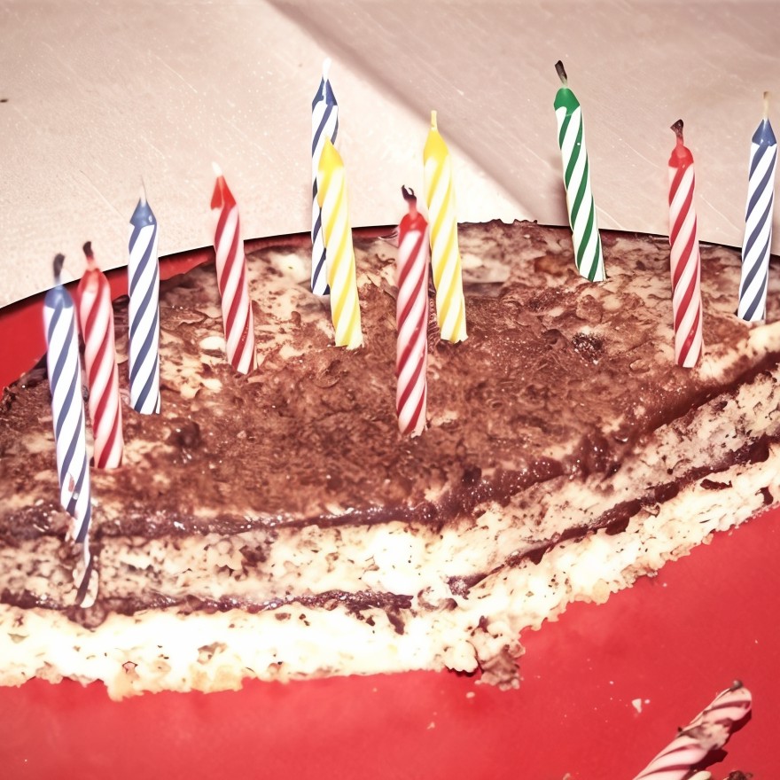 Торт с шоколадным и сметанным кремами