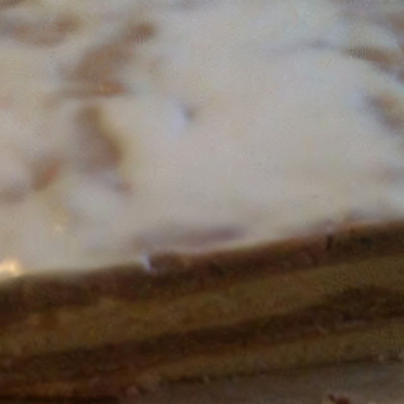 Торт «Сметанник» полосатый