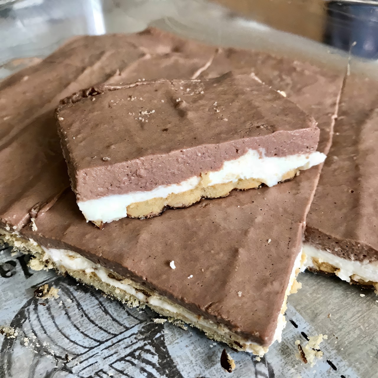 Торт «Зебра» без выпечки