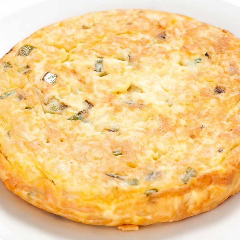 Тортилья с цукини и голубым сыром