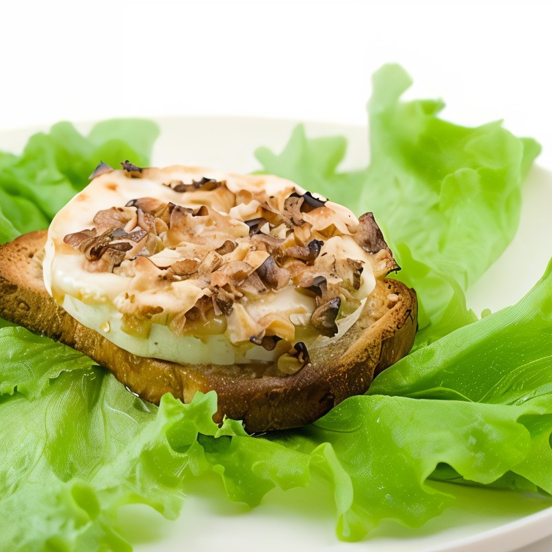 Тосты с сырно-ореховой массой