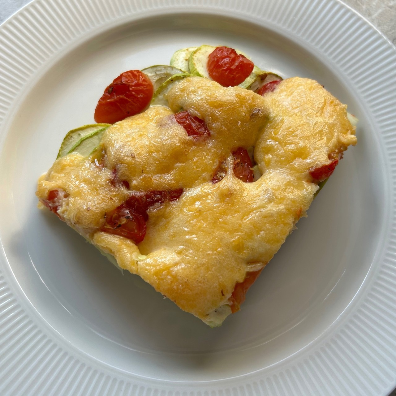 Треска с кабачками