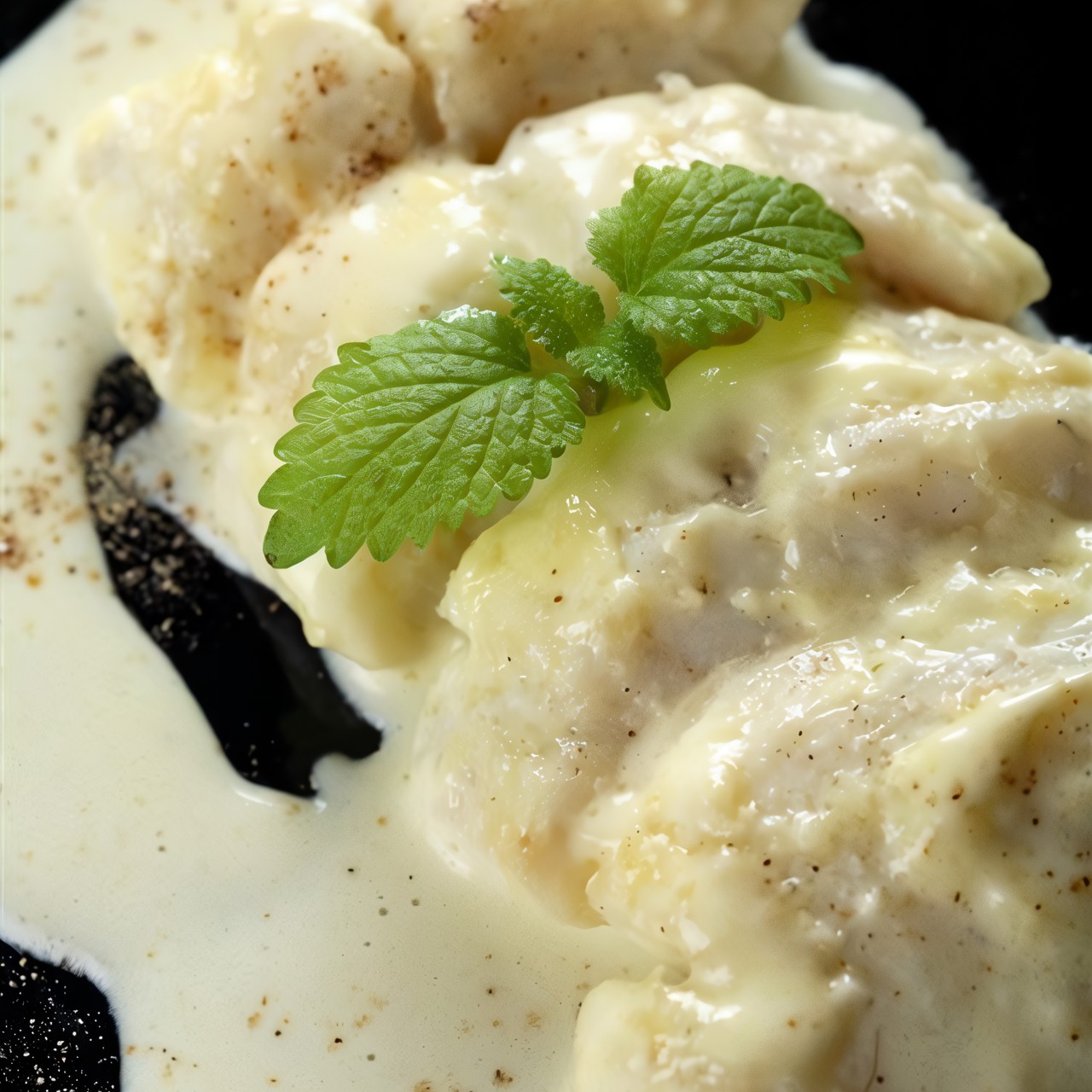 Треска, тушенная с белым вином