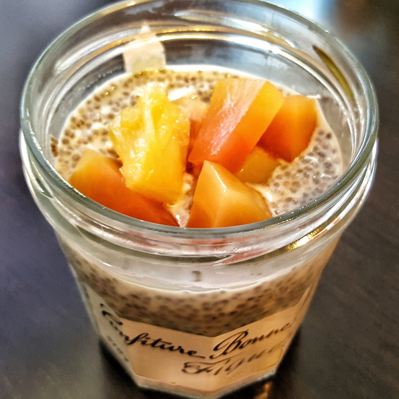 Тропический чиа-пудинг