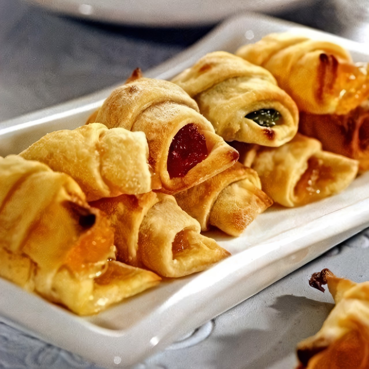 Трубочки с мармеладом