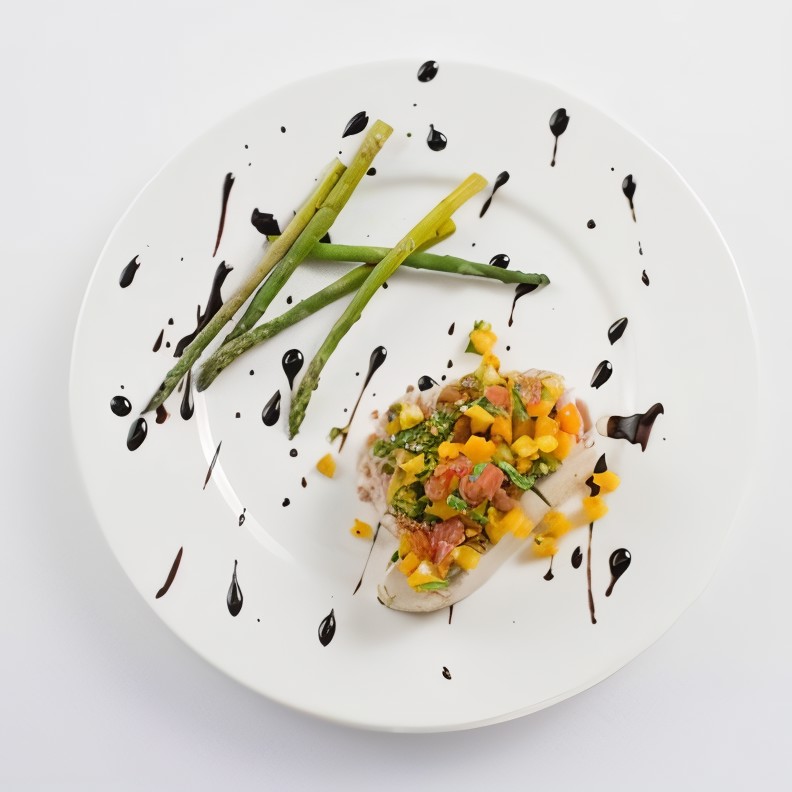 Тунец в травах и кориандре