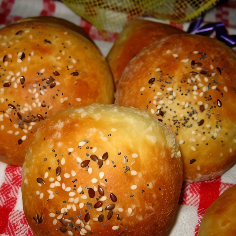 Турецкие булочки с картофелем и брынзой