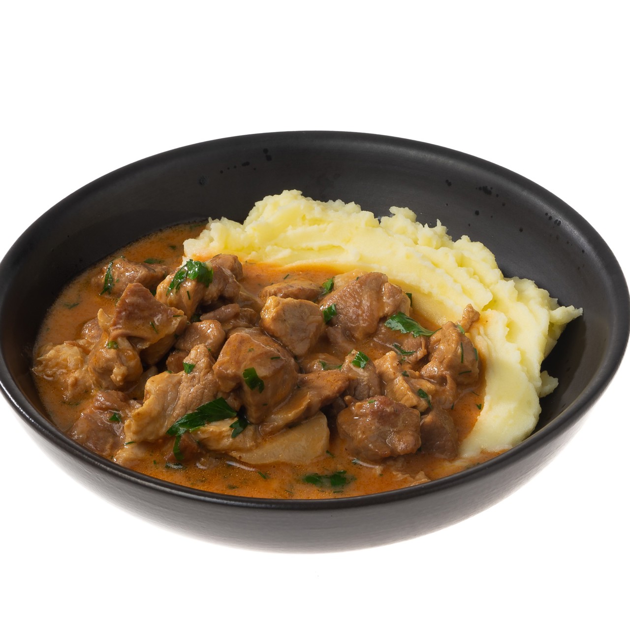 Тушеная свинина