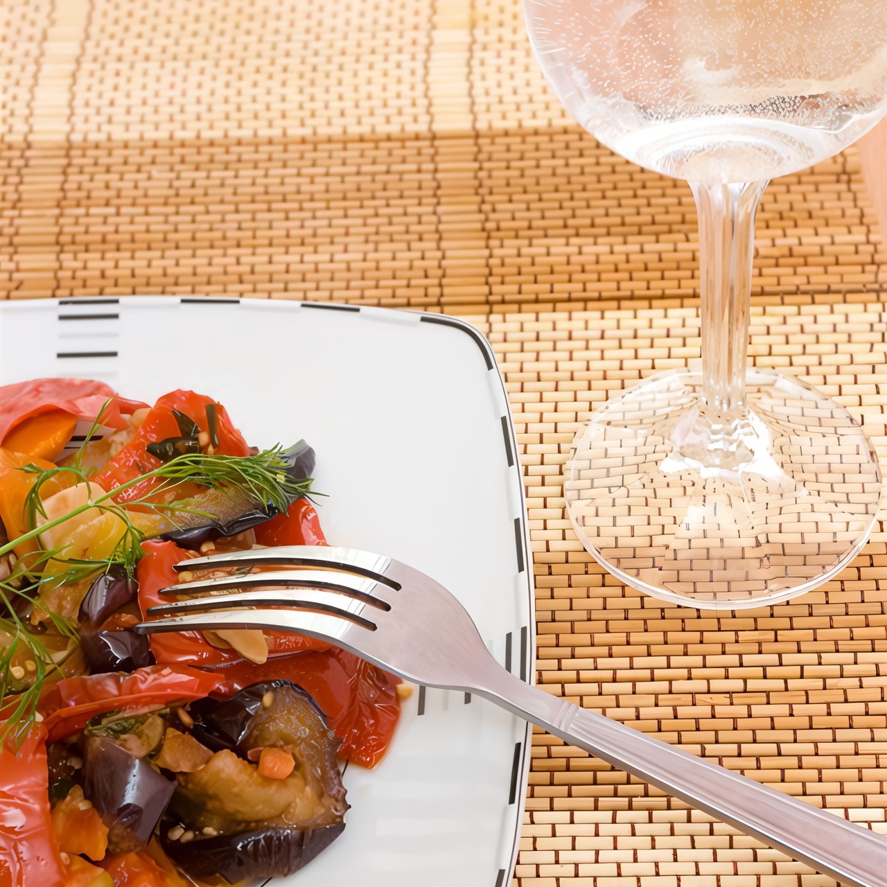 Тушеные баклажаны по-сицилийски