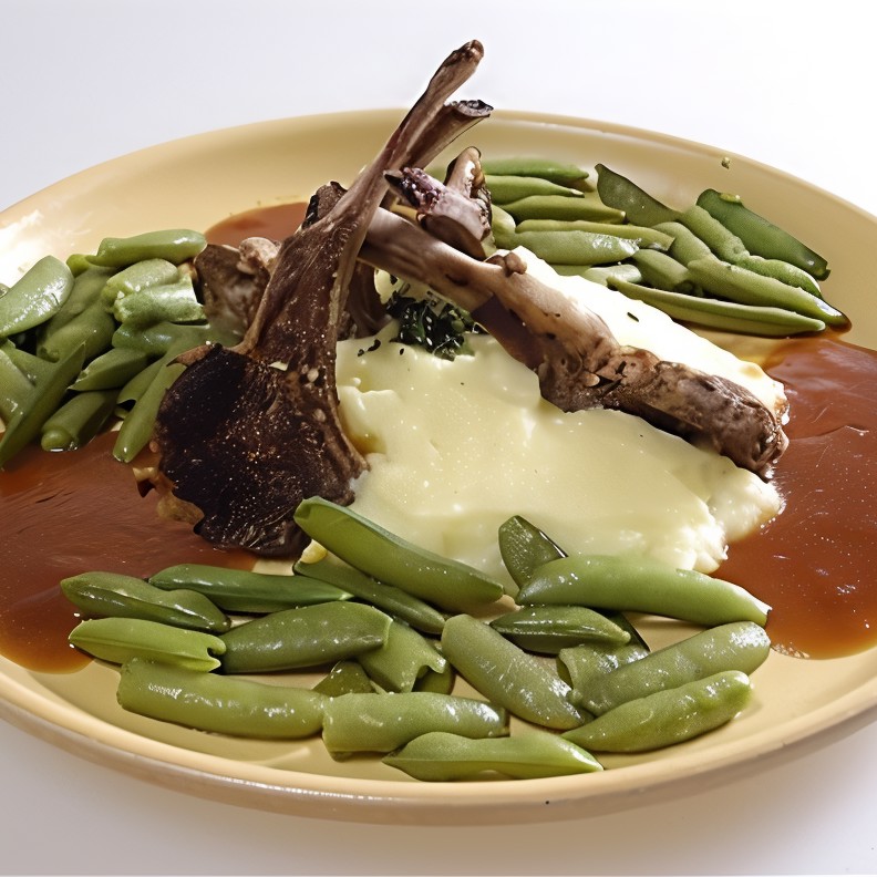 Тушеные бобы