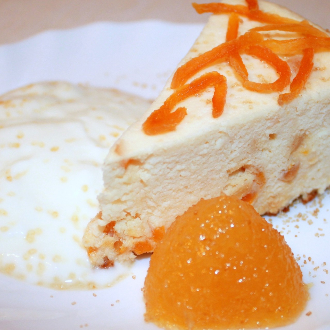 Творожная запеканка с курагой