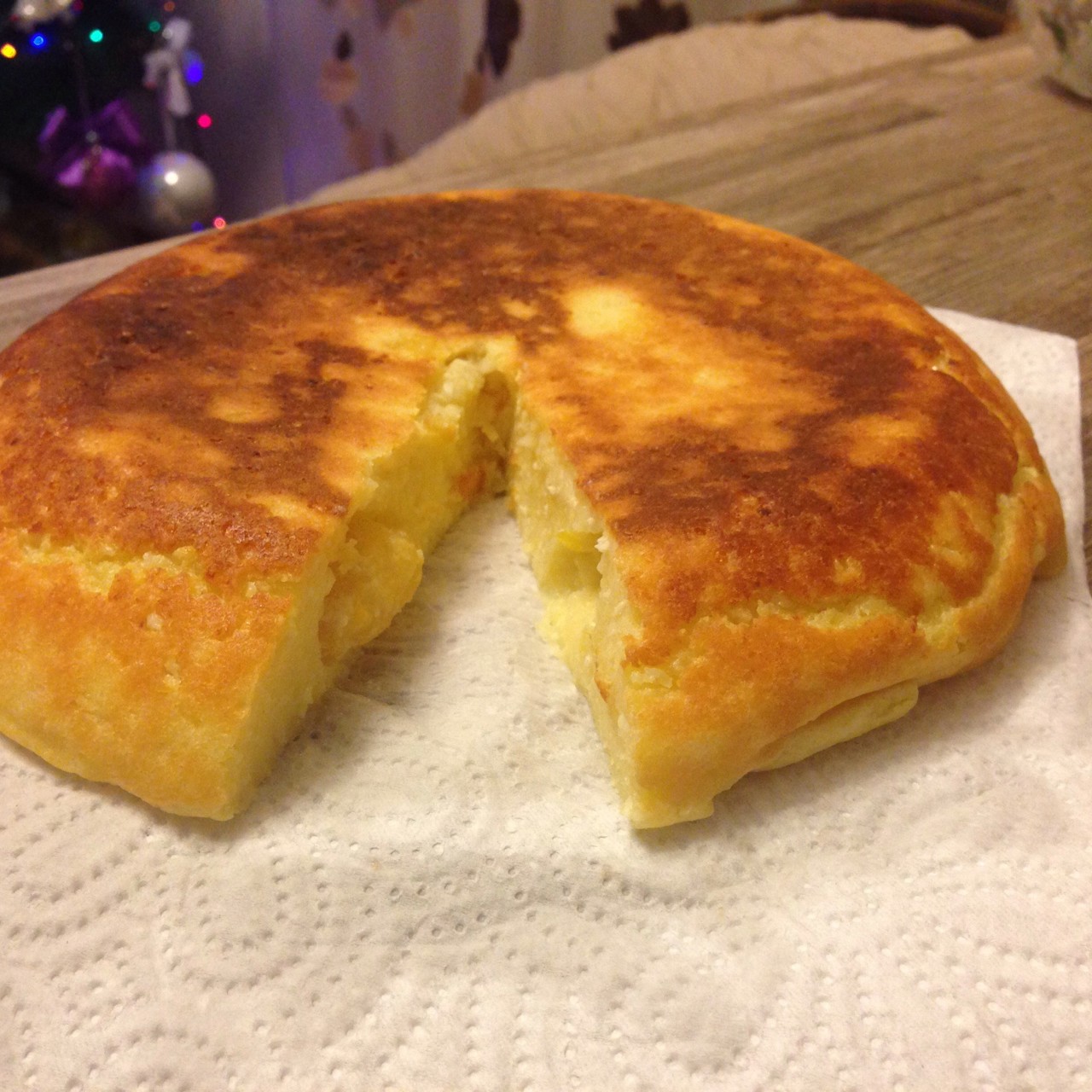 Творожная запеканка с мандаринами