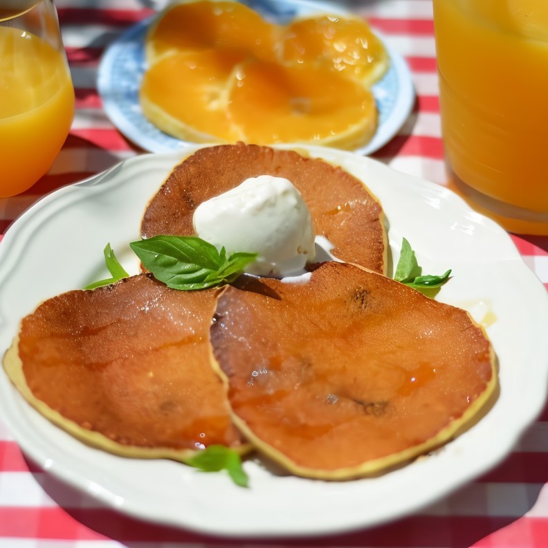 Творожные блинчики с изюмом