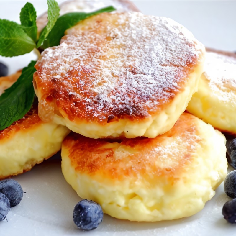 Творожные сырники с шоколадом