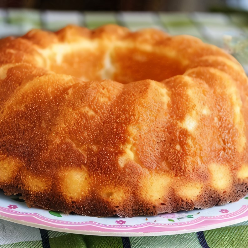 Творожный манник с ванилью и ягодами