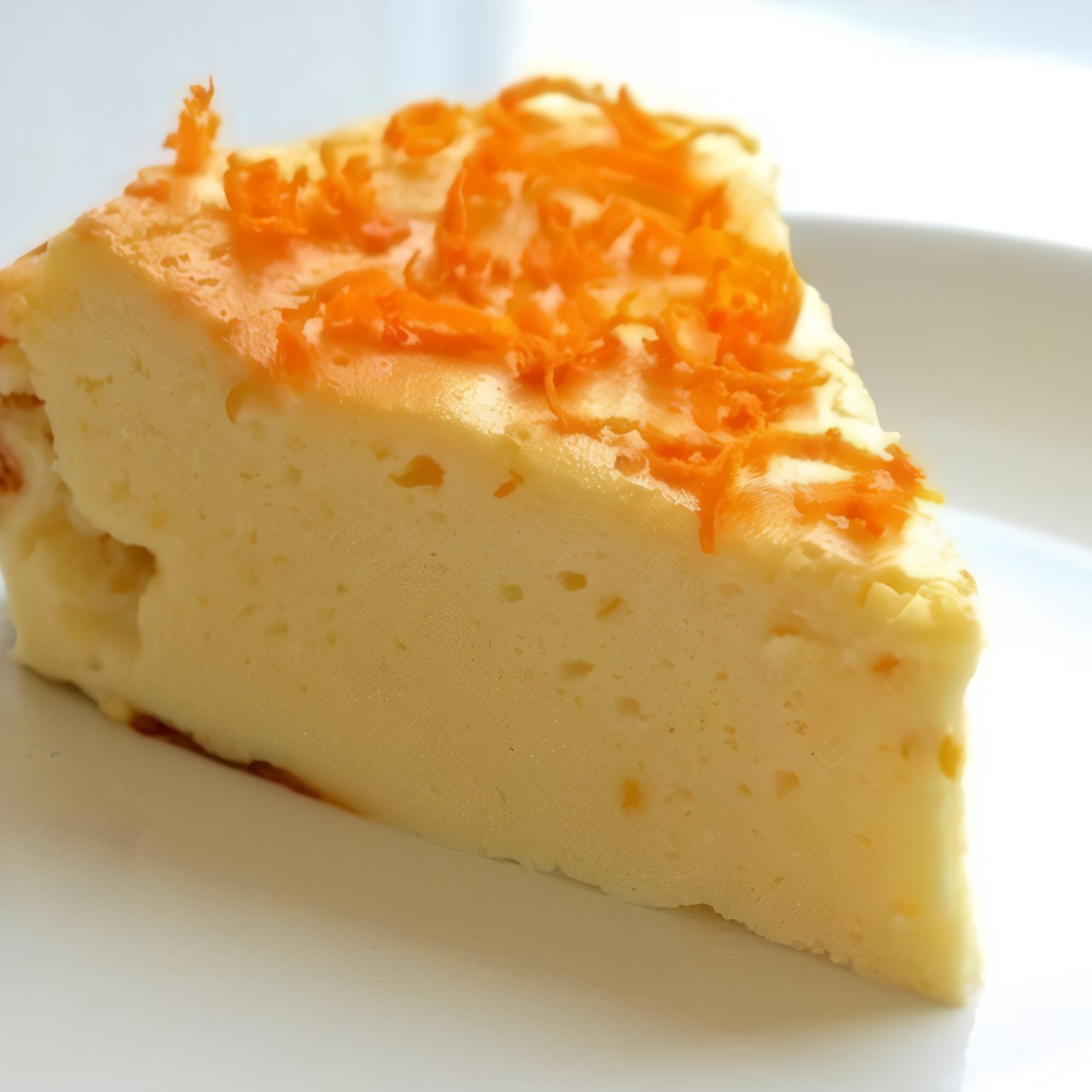 Творожный пирог с апельсиновой цедрой