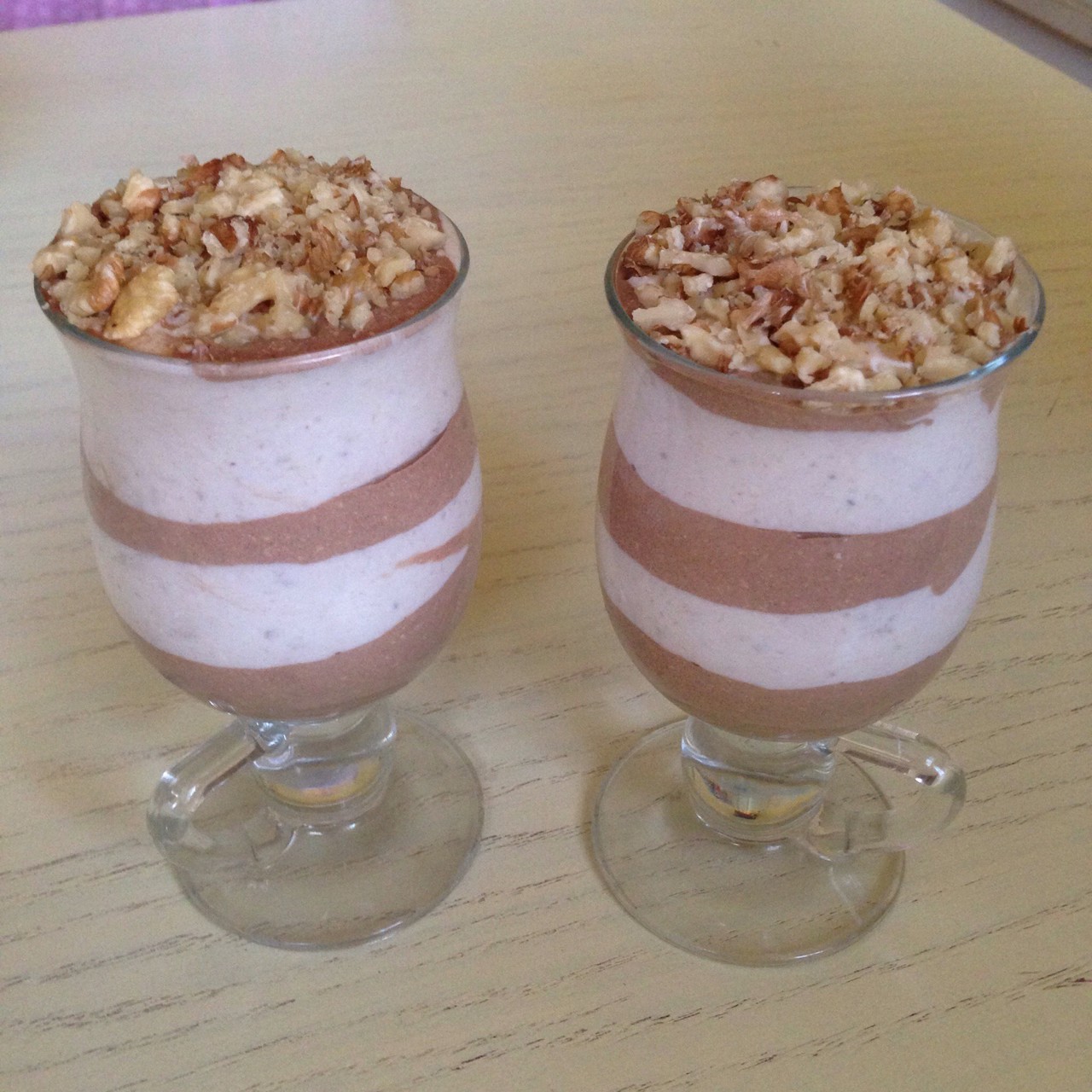 Творожно-банановый мусс