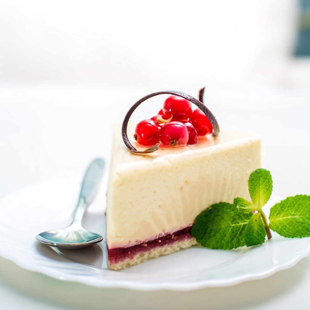 Творожно-клюквенный торт без выпечки