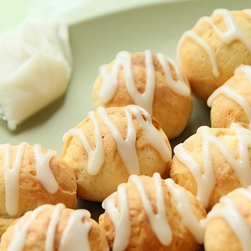 Творожно-лимонное печенье с пудрой