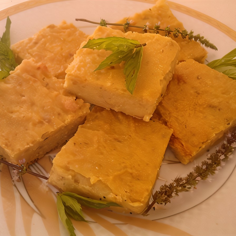 Творожно-тыквенный пирог