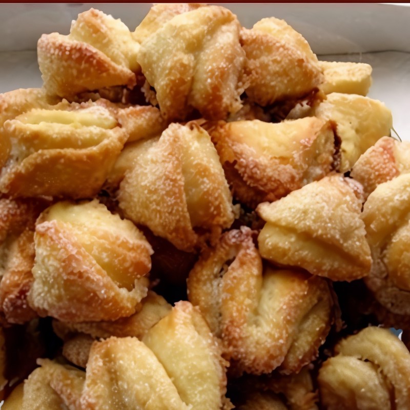 Творожное печенье с сахаром