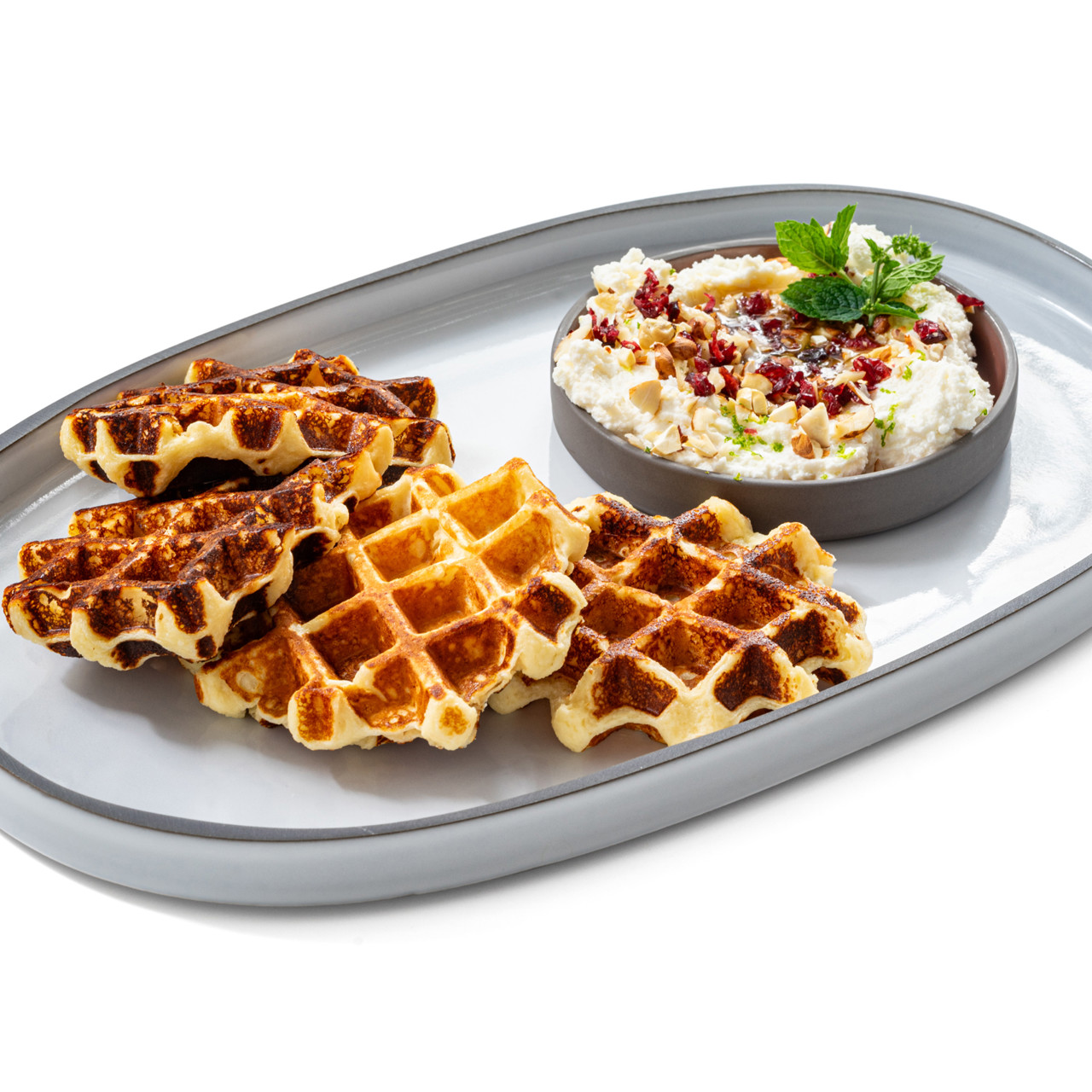 Творожные вафли с протеином