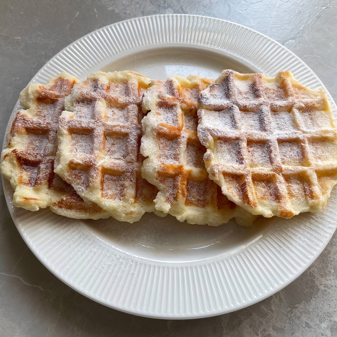 Творожные вафли