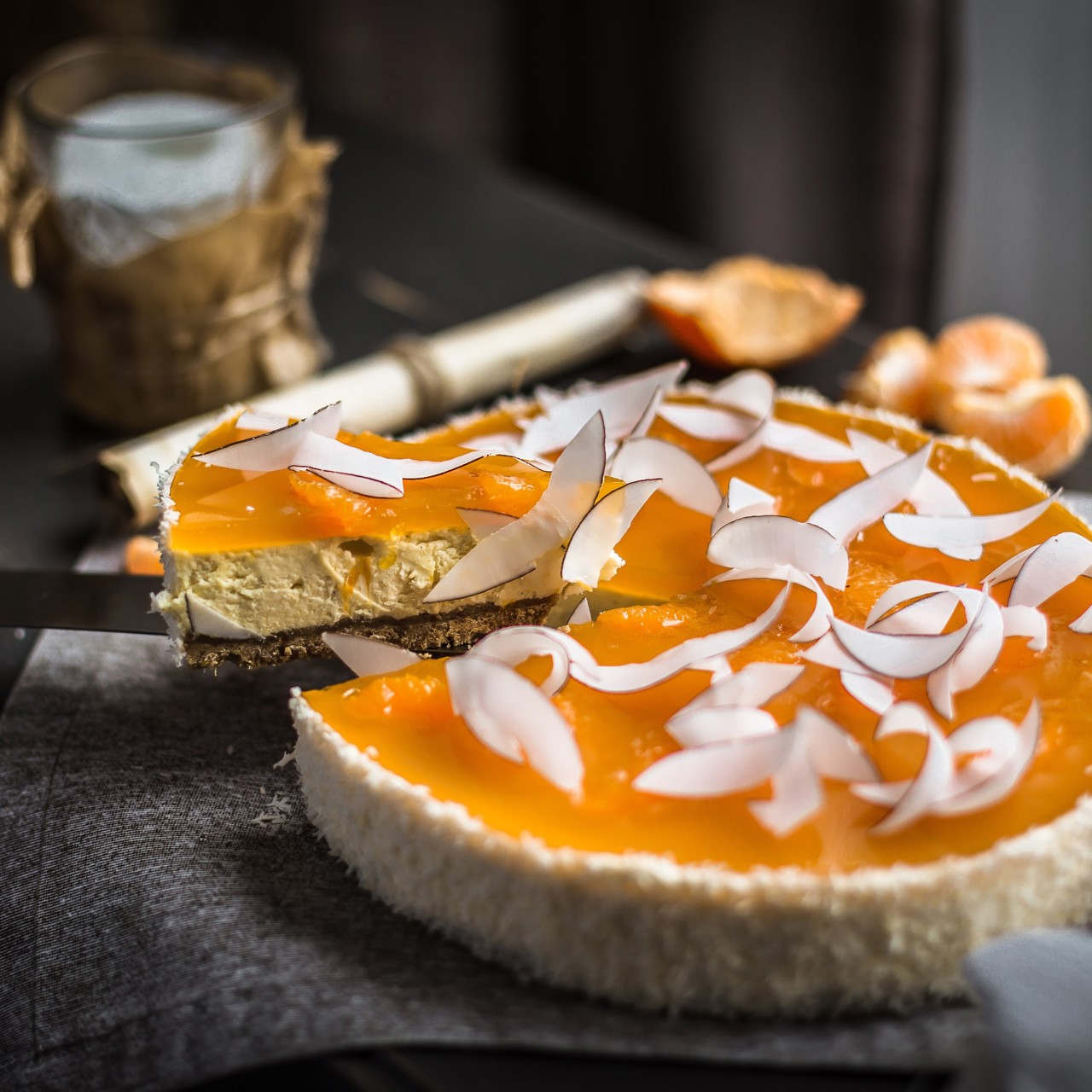 Творожный чизкейк с абхазским мандарином