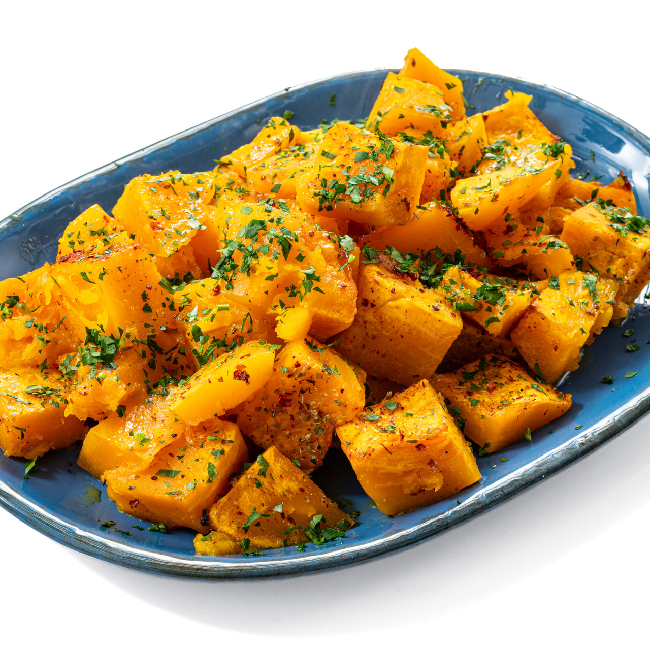 Тыква в духовке кусочками