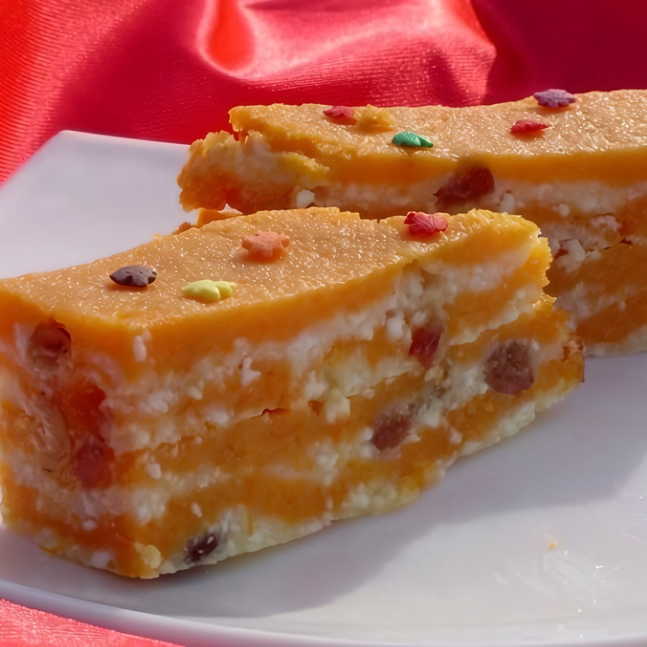 Тыква, запеченная с творогом и изюмом