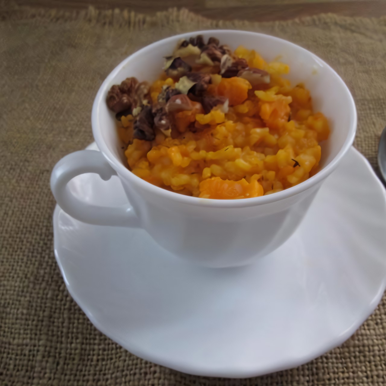 Тыквенное ризотто с сыром