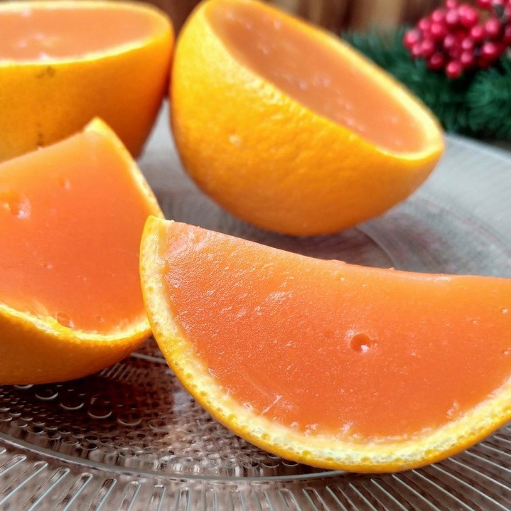 Тыквенное желе в апельсине