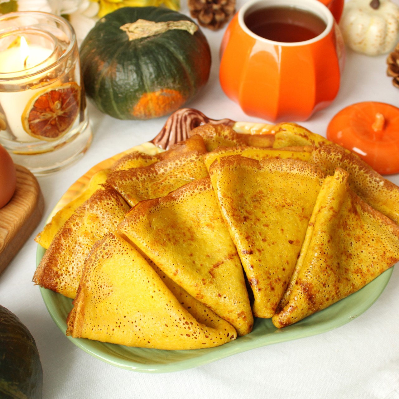 Тыквенные блинчики