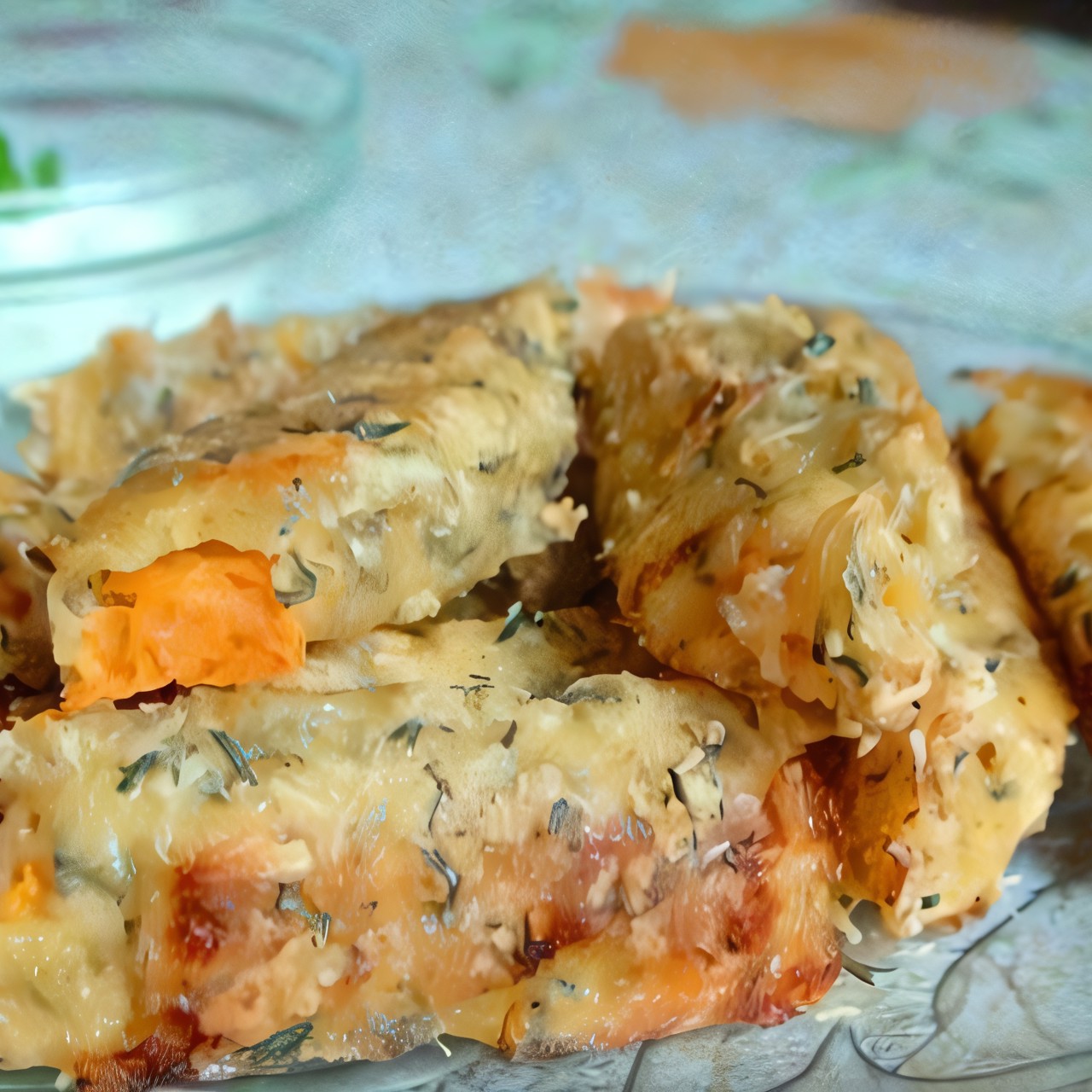 Тыквенные палочки в сыре