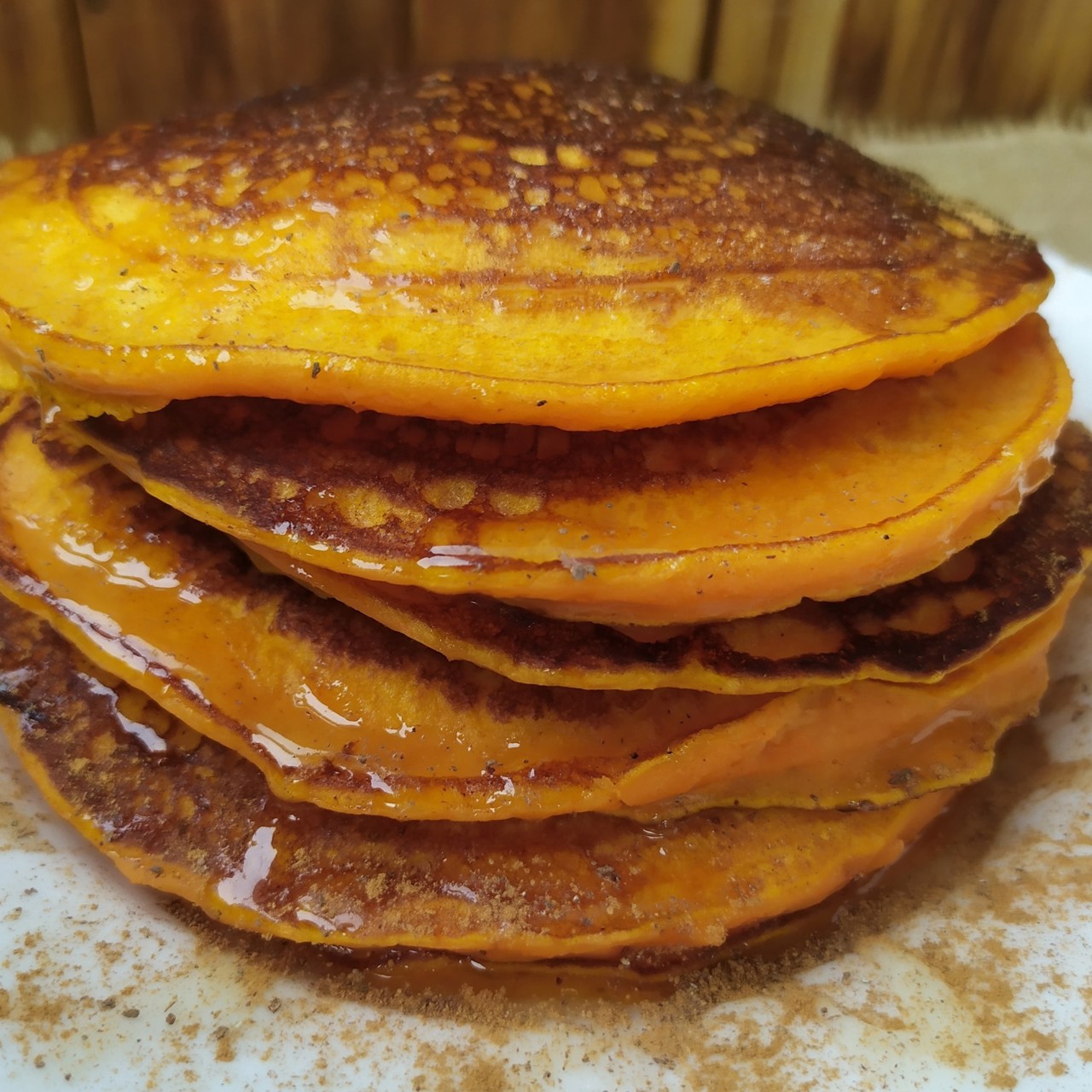 Тыквенные панкейки