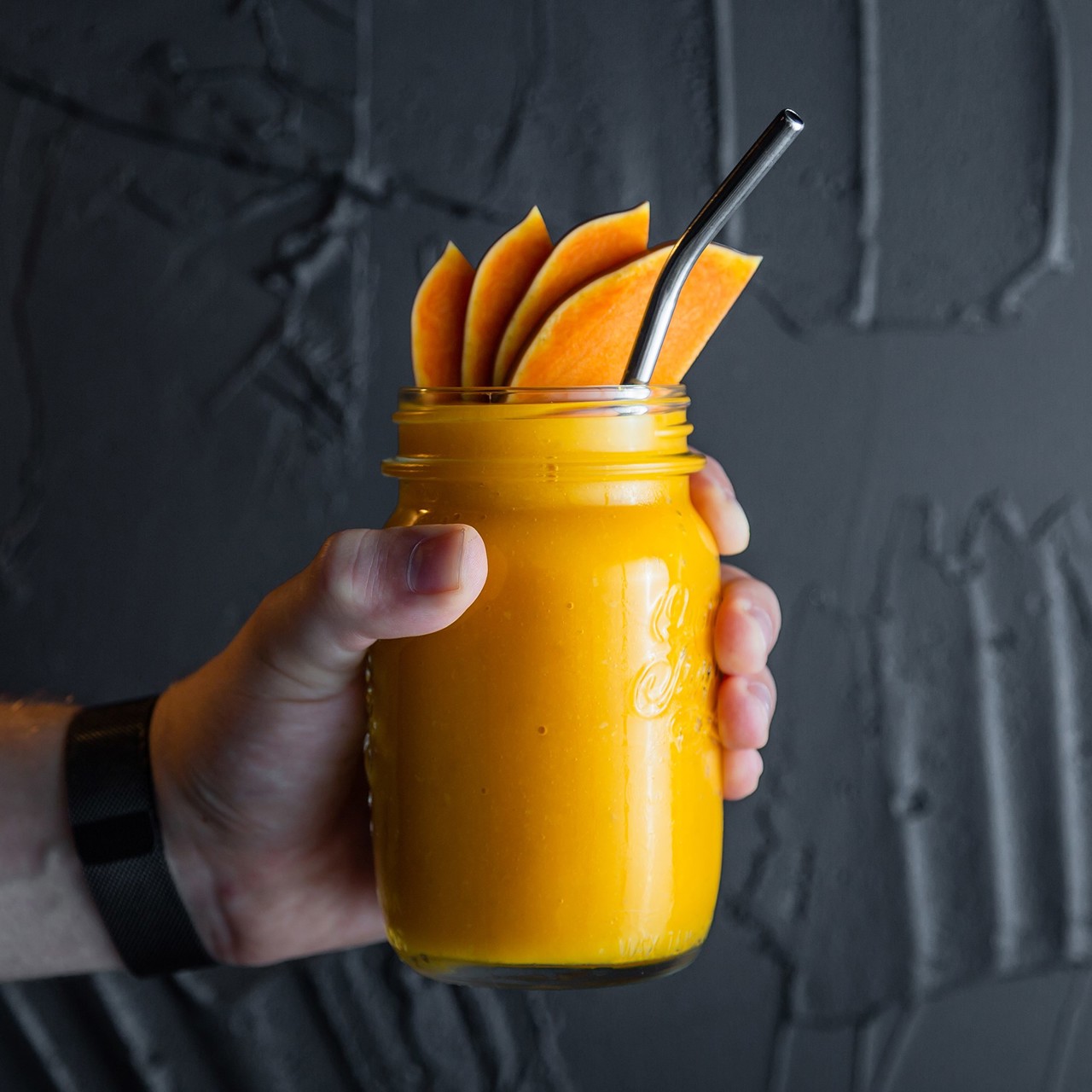 Тыквенный смузи с семенами льна