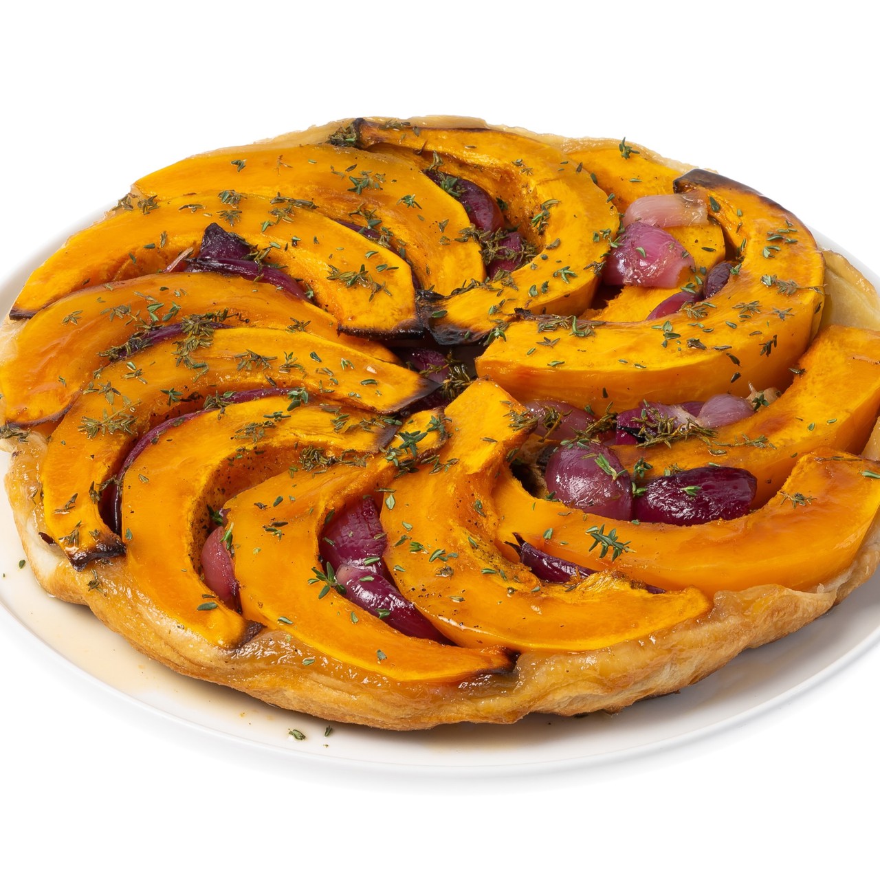 Тыквенный тарт татен