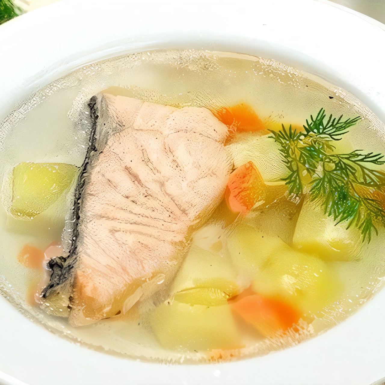 Уха из семги