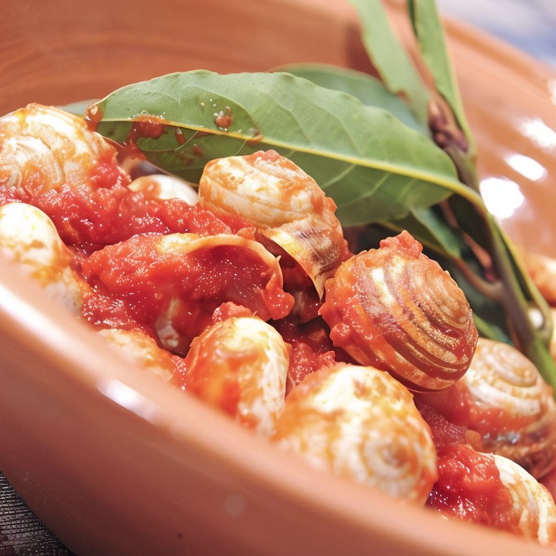 Улитки в овощном соусе