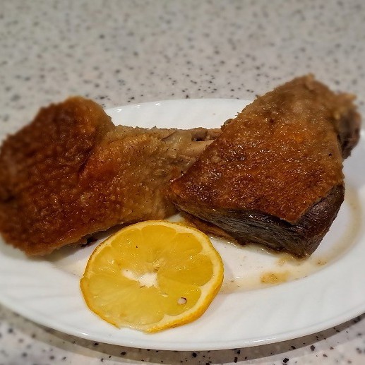 Утка с лимоном запеченная в рукаве