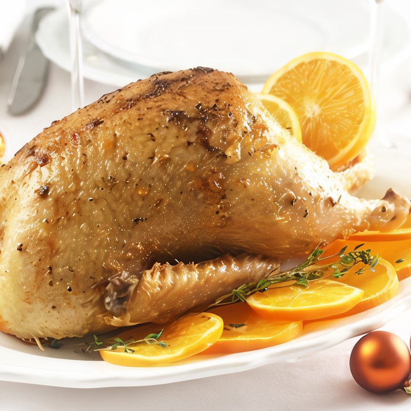 Утка в медово-апельсиновой глазури