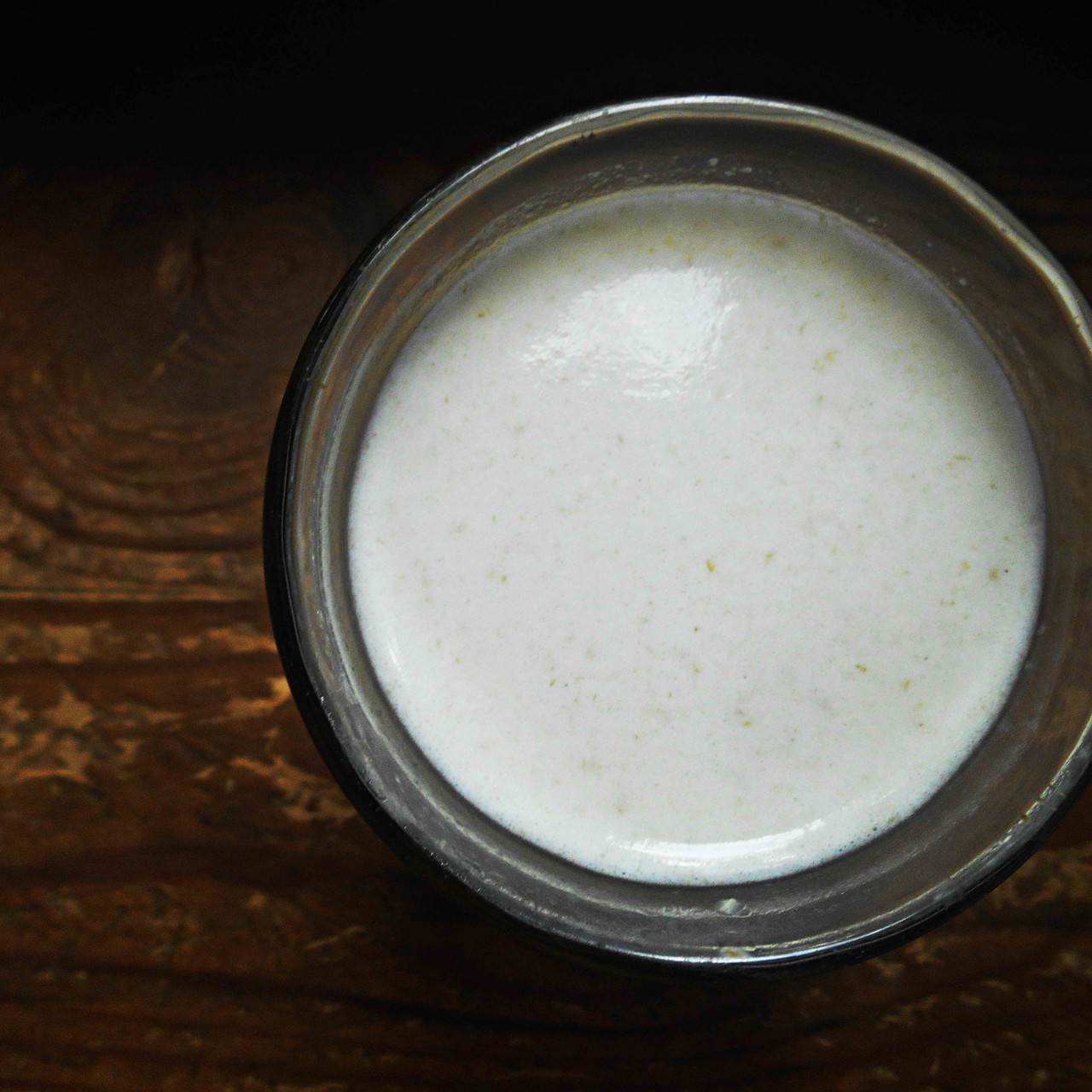 Утренний банановый смузи с овсяными хлопьями